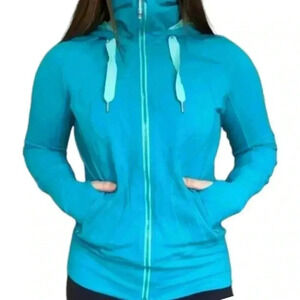 Lululemon Stride Jacket II Oasis River Rock Blue Released 2010 Women's size 4